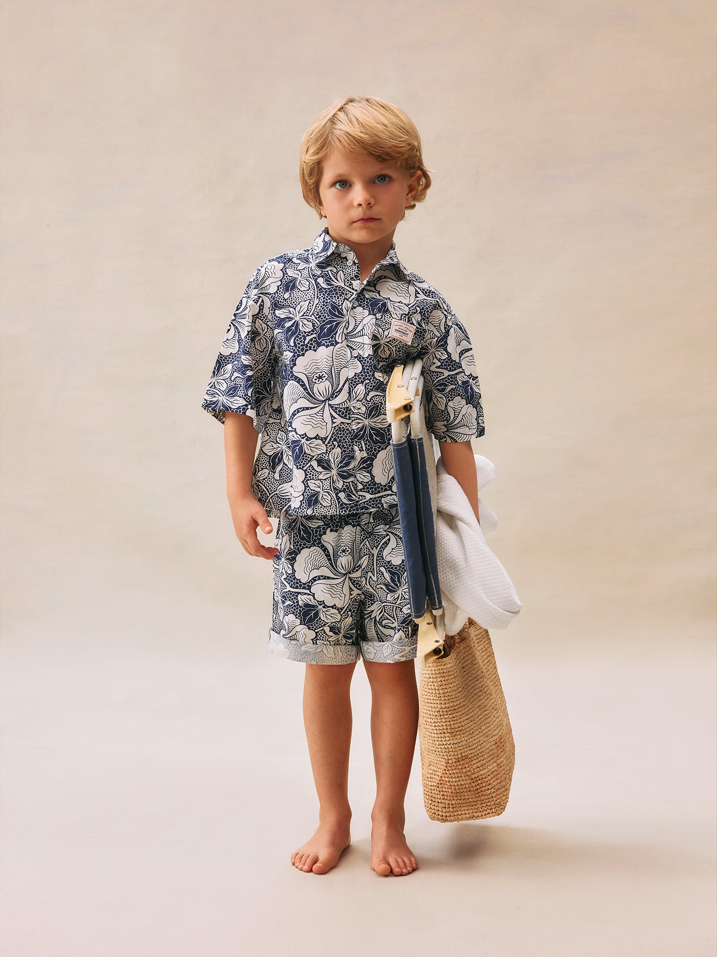 Boy's summer look 2025 Floral set