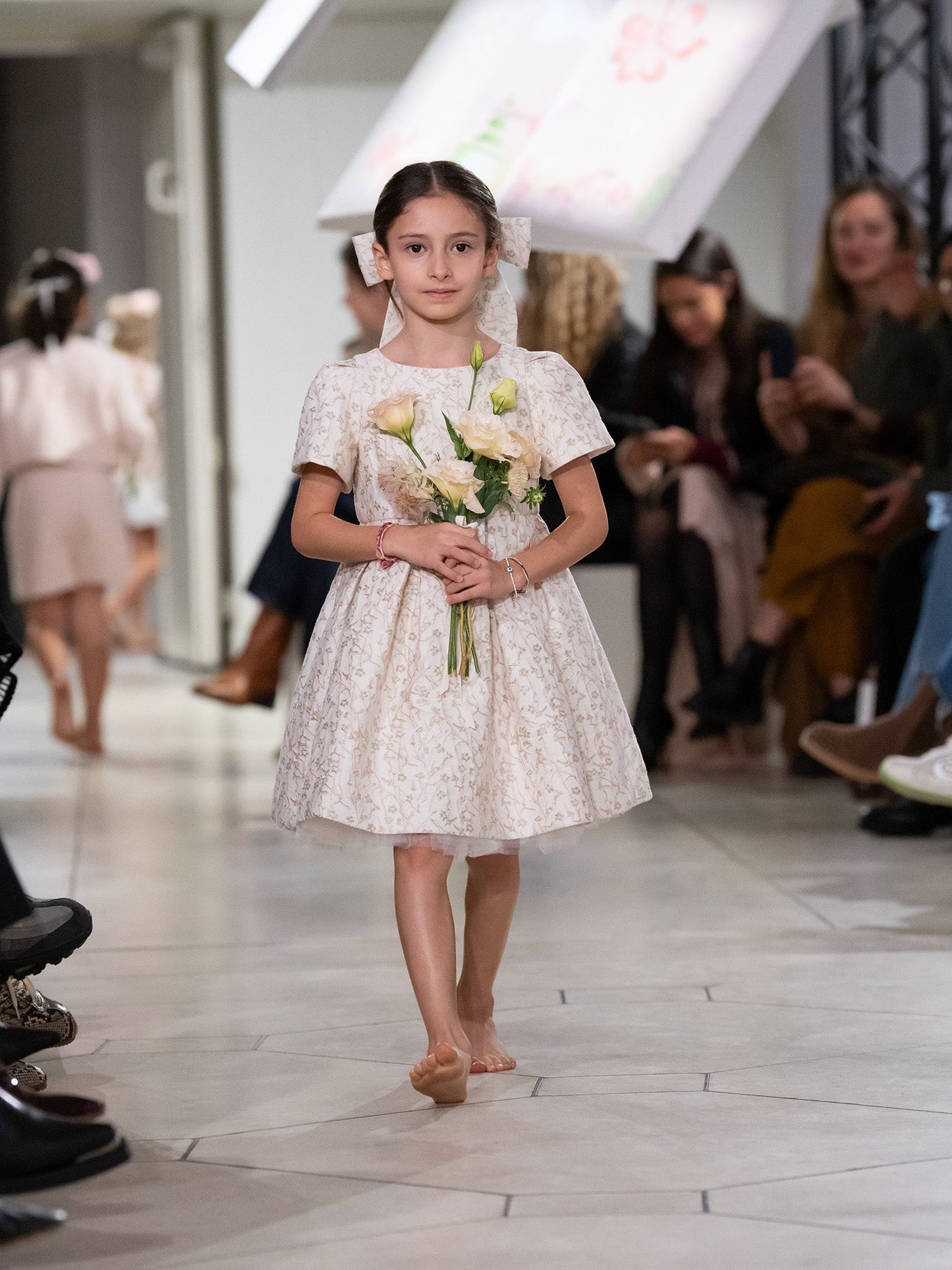Girl Summer 2026 Ceremony Look - Jacquard dress
