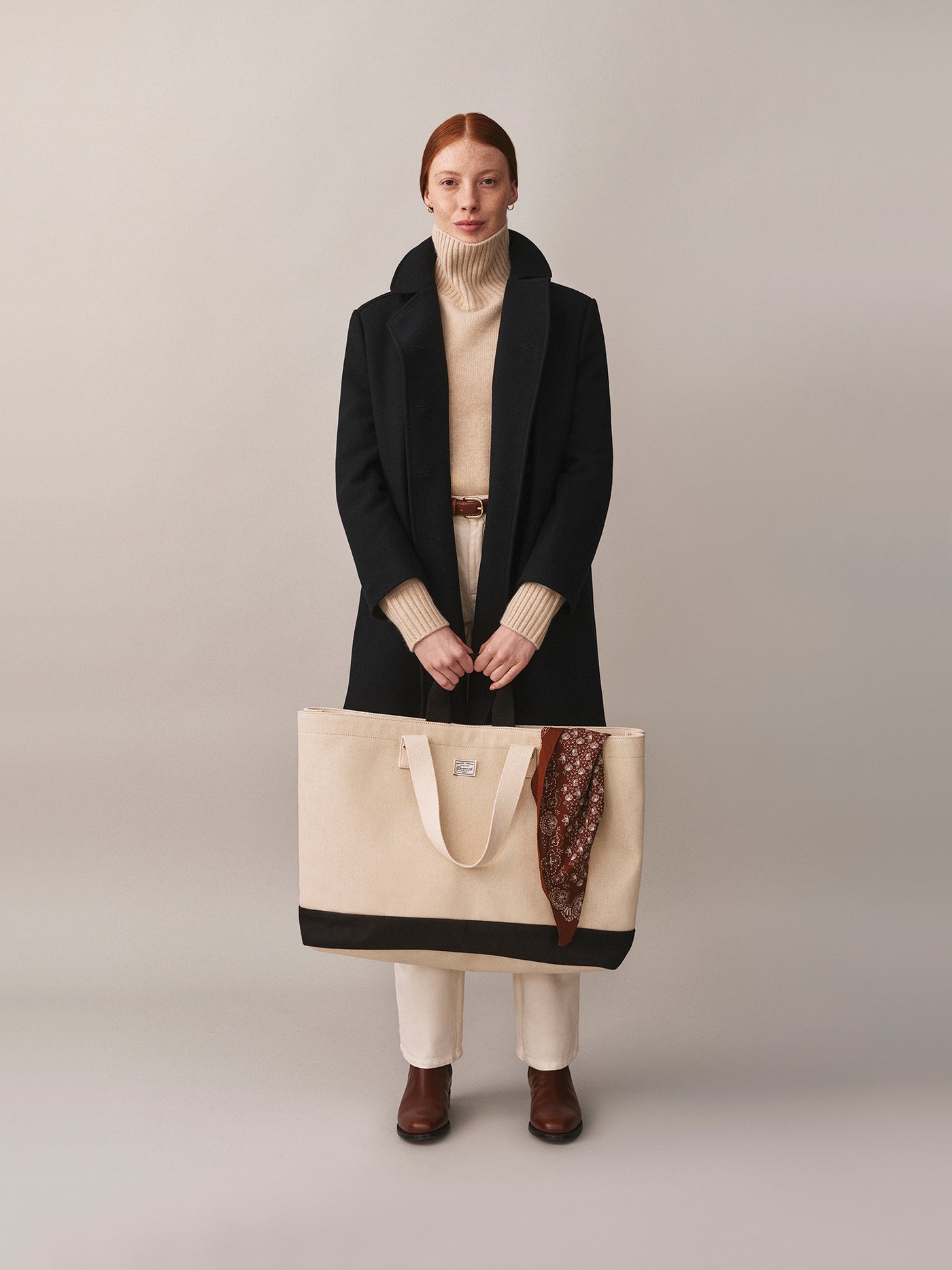 Women's Winter 2025 Look - Wool Pea Coat