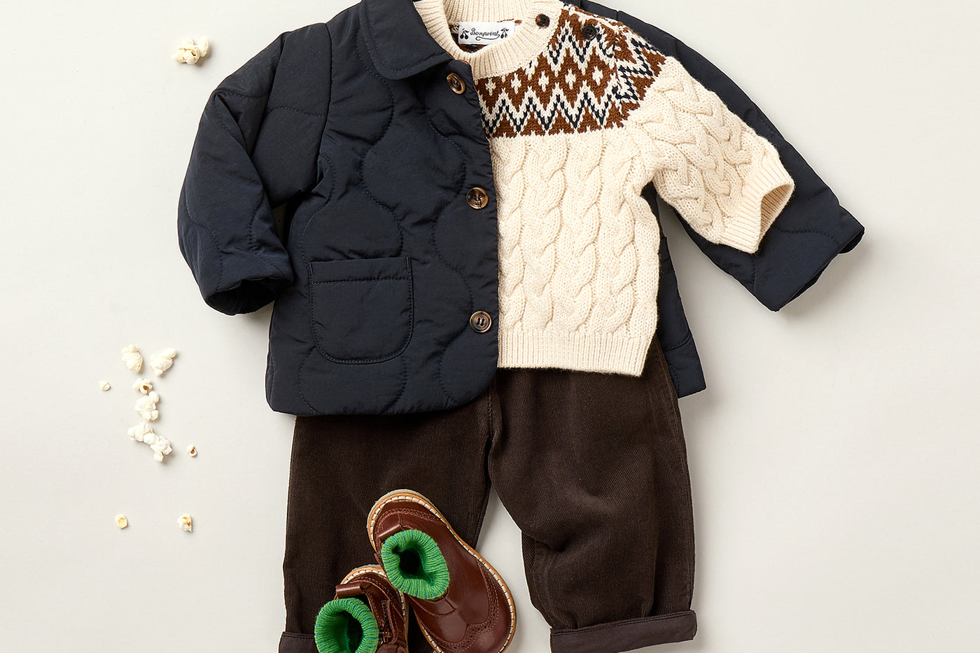 Winter 2025 Baby boy's look - Joshua wool pullover