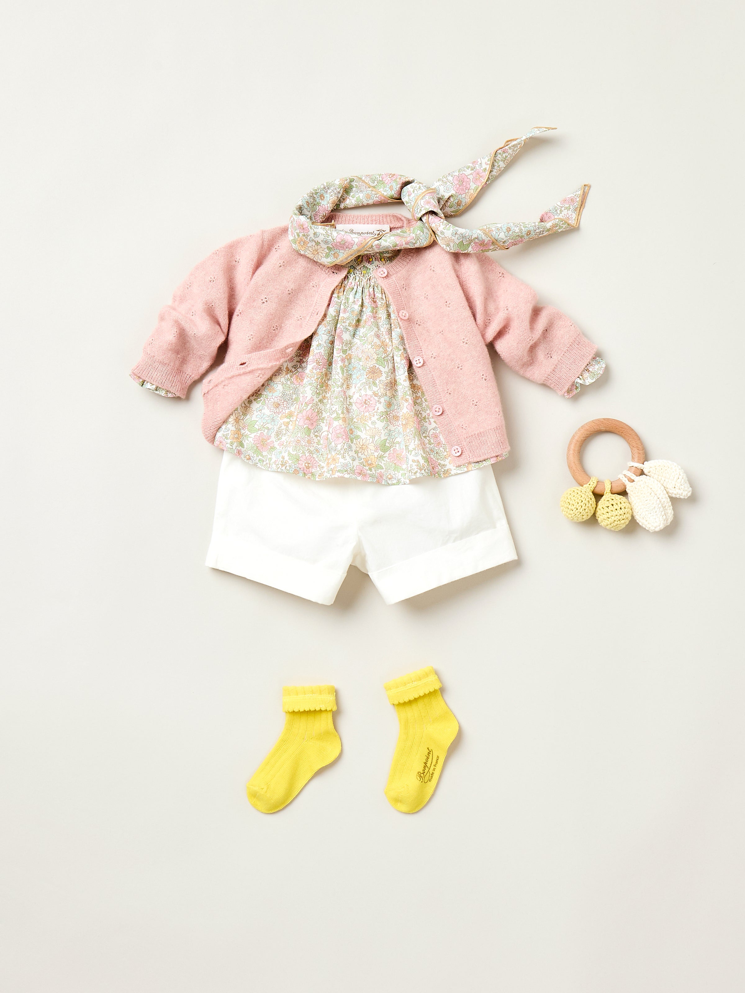 Summer 2025 Newborn's look - Liberty fabric blouse