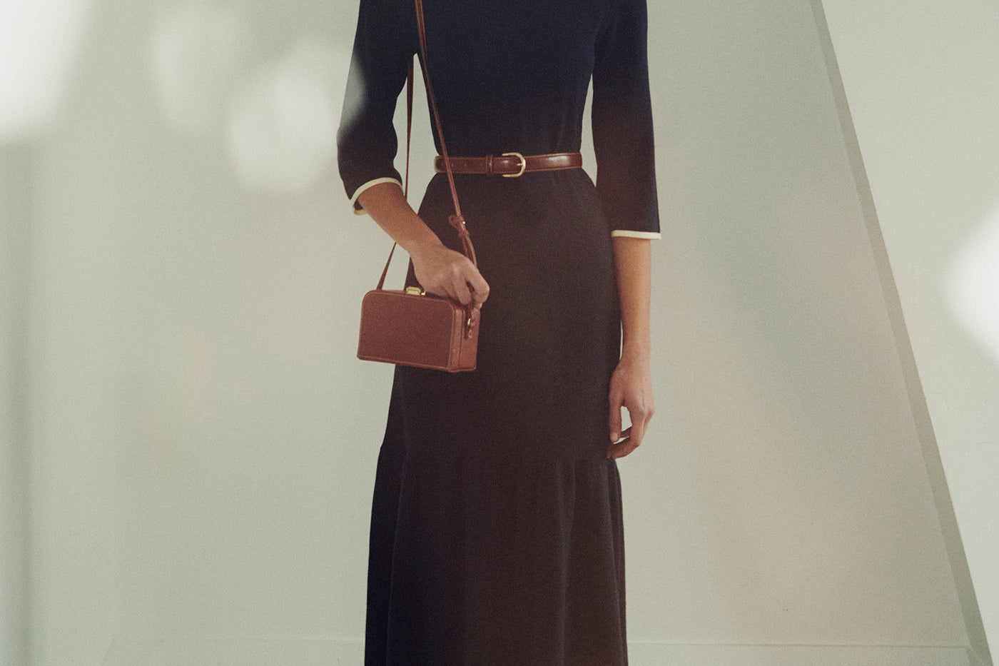 Women's summer look 2025 black dress