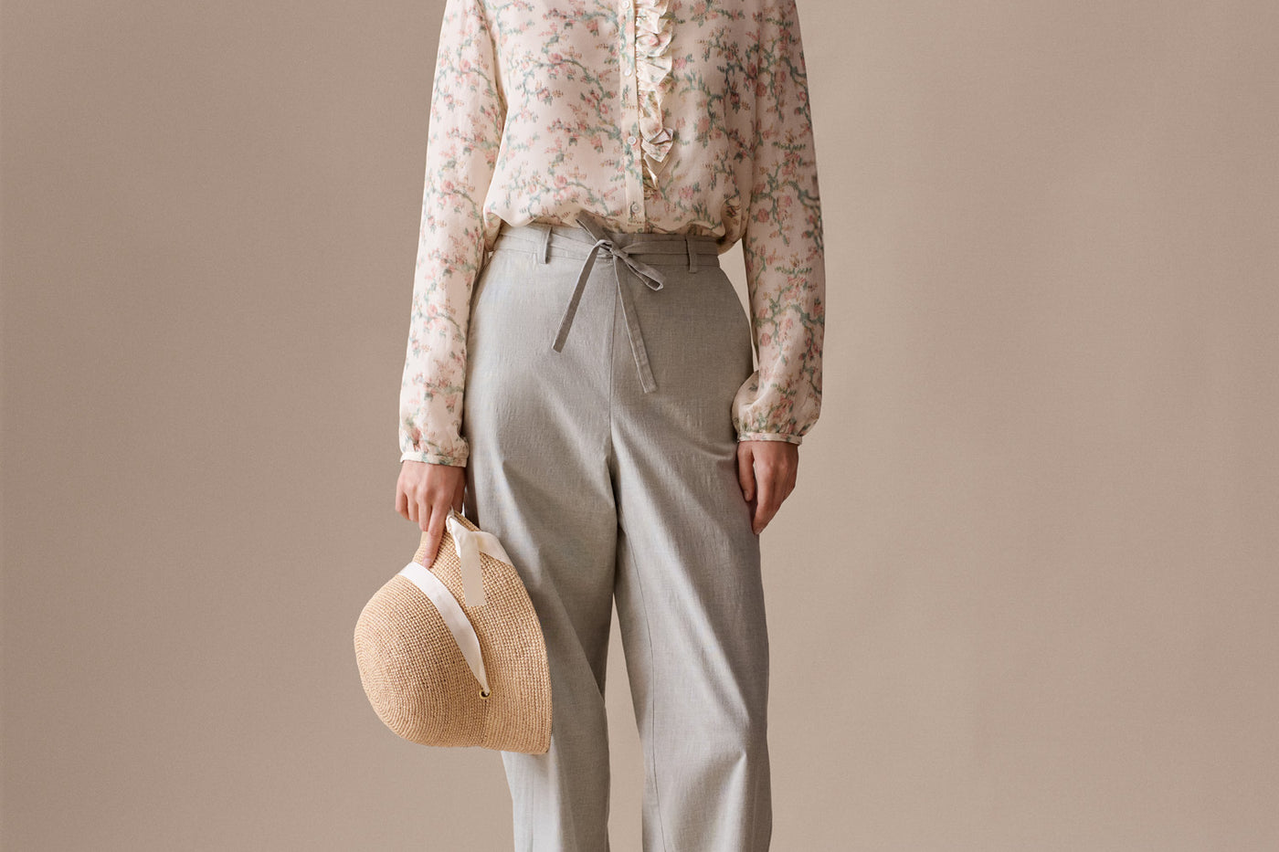 Women's Summer Look 2026 - Silk Blouse