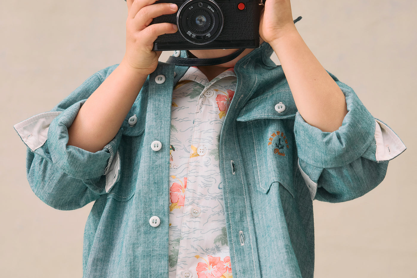 Cruise 2025 boy's look blue Shirt