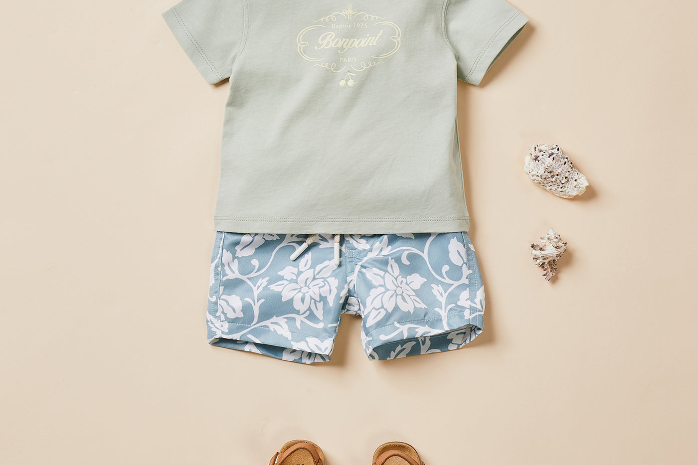 Baby boy's look summer 2024 cotton T-shirt