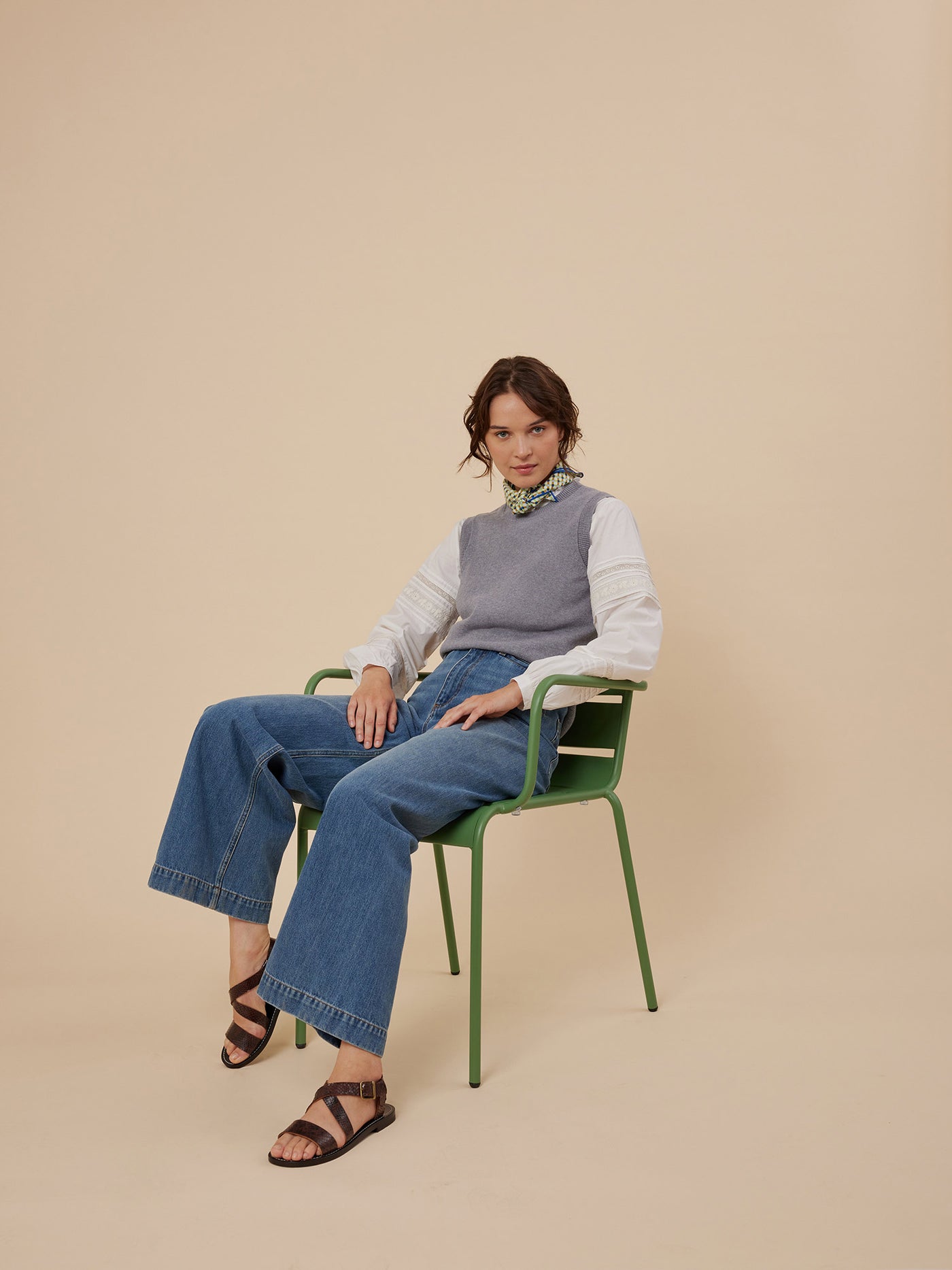 Women's look summer 2024 sweater vest