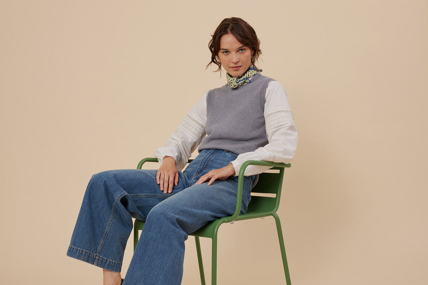 Women's look summer 2024 sweater vest