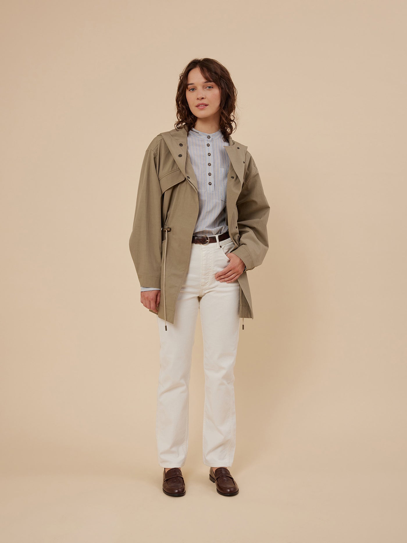 Women's look summer 2024 recycled nylon jacket