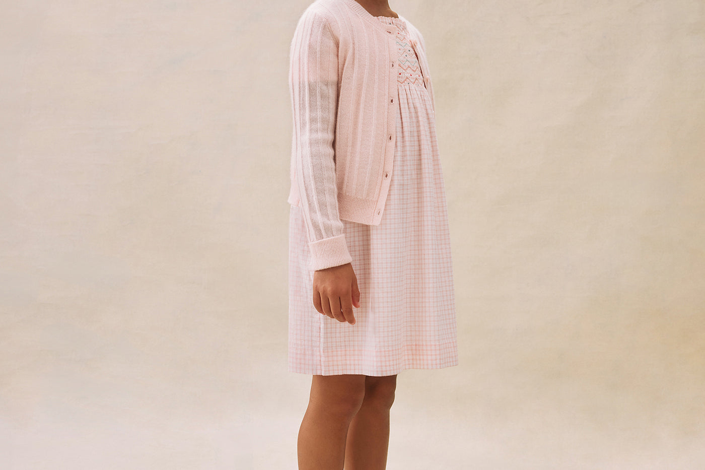 Girl's summer look 2025 Pink dress