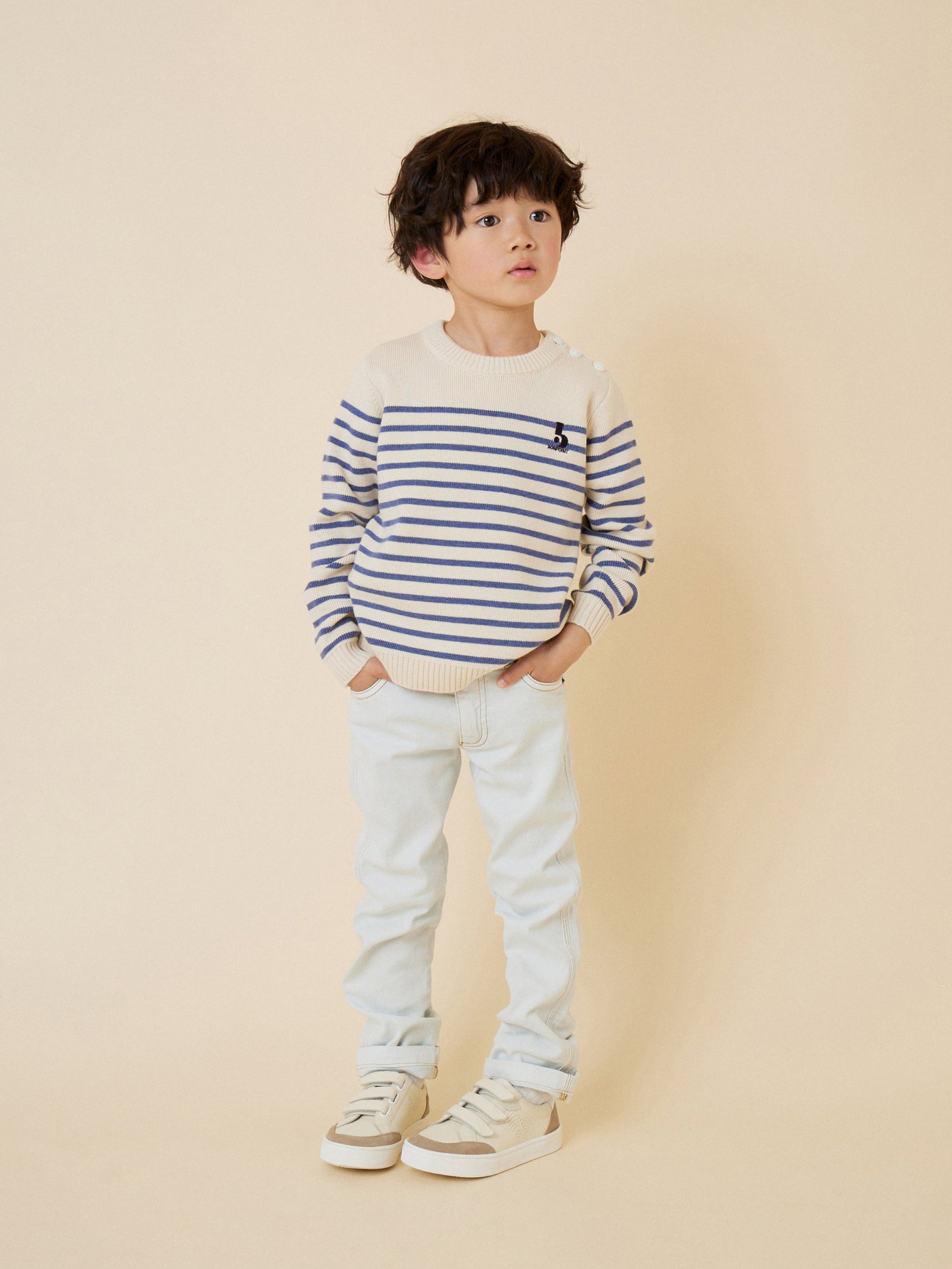 Summer 2024 boy's look denim pants
