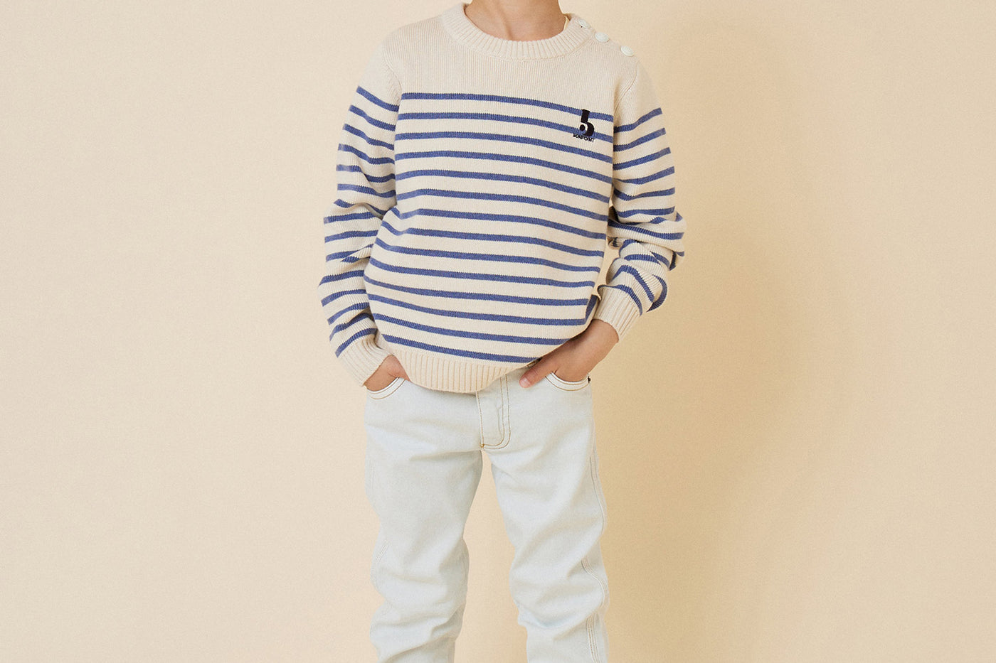 Summer 2024 boy's look denim pants