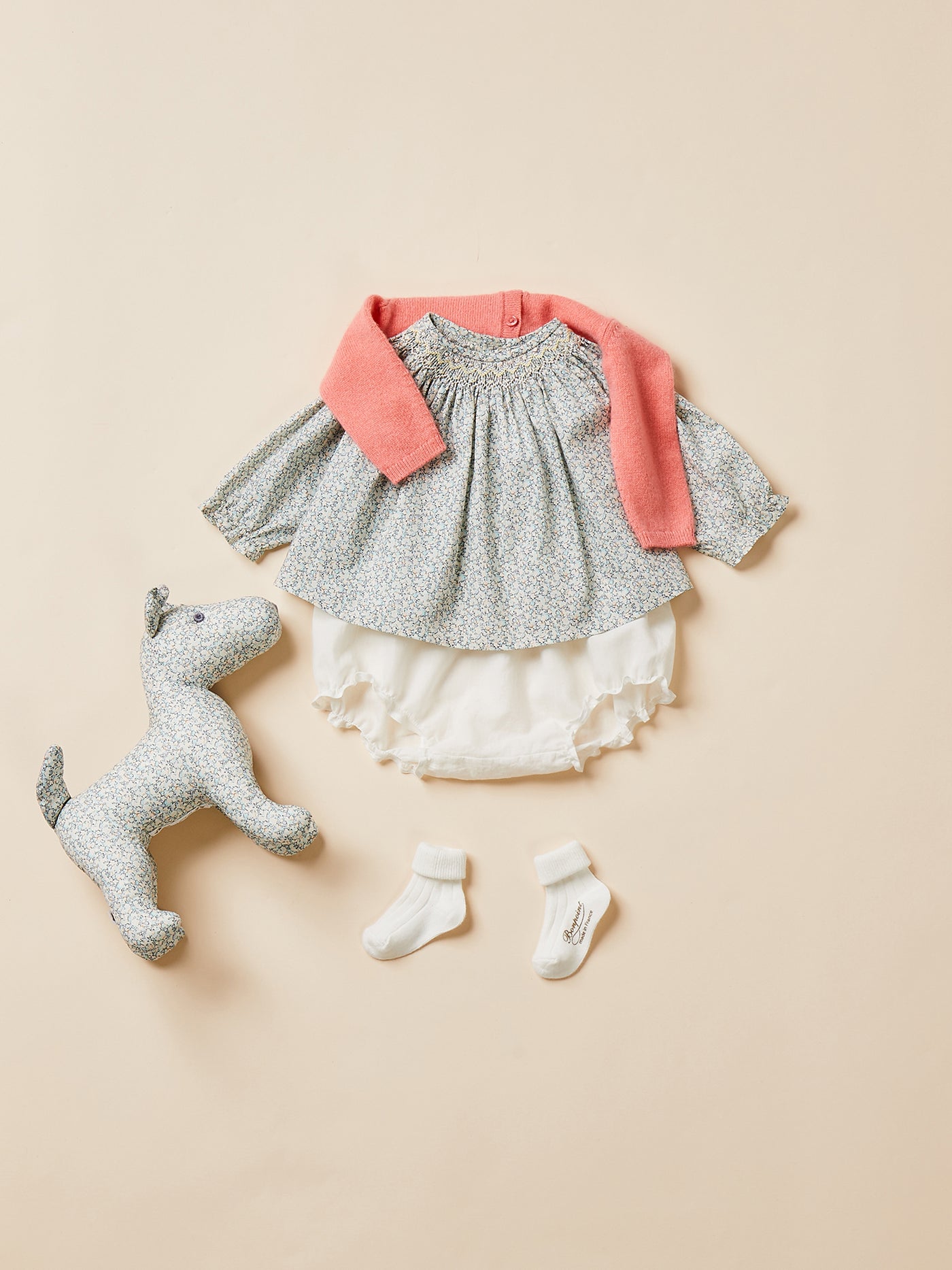 Newborn's look summer 2024 Liberty fabric blouse