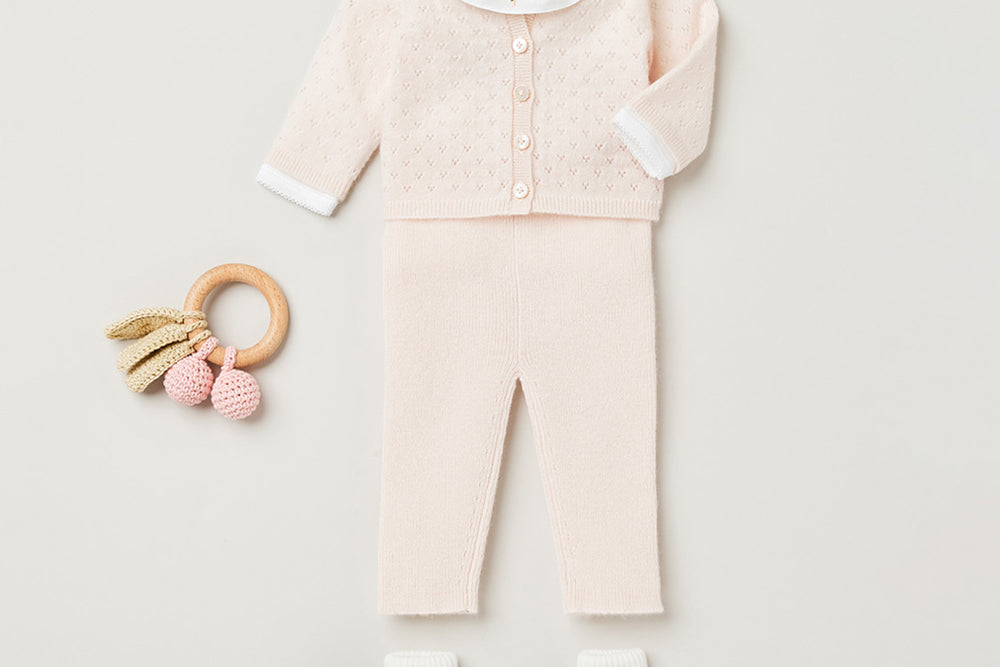 Newborn winter 2023 pink set look