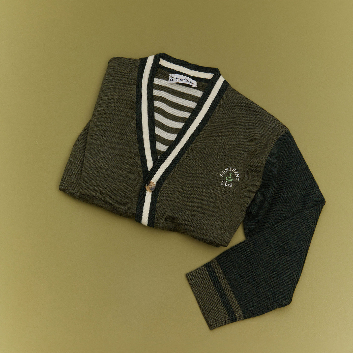 Julian V-neck wool cardigan