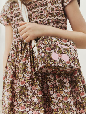 Aimane suitcase bag in Liberty organic cotton fabric