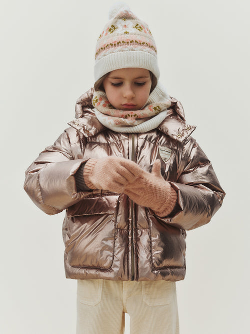 Maiwenn padded jacket with removable sleeves and hood