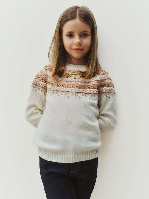 Mirela jumper in embroidered jacquard
