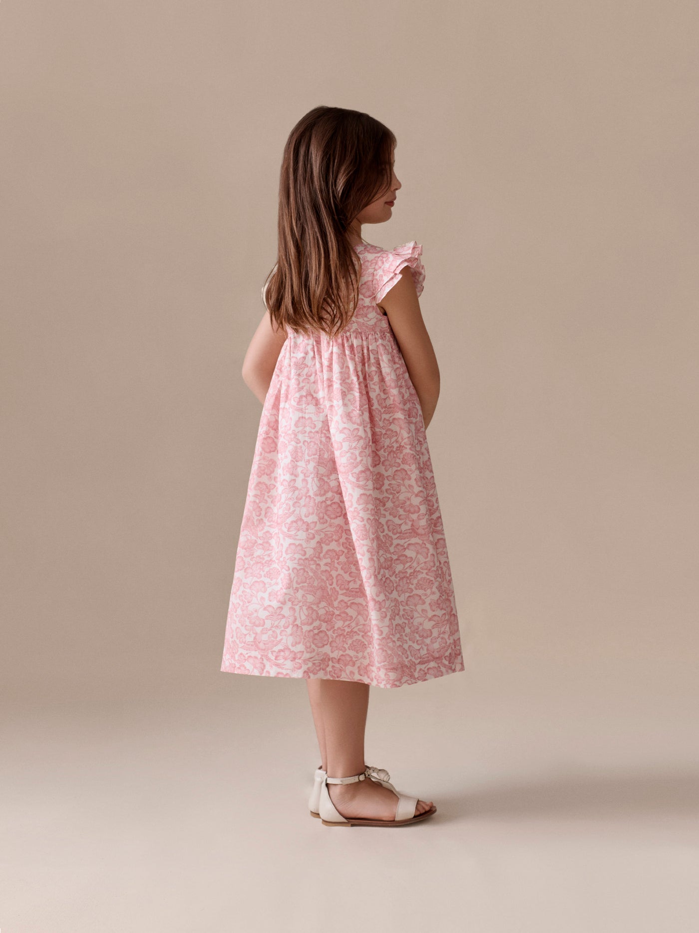 Girl Summer 2026 Ceremony Look - Galantine Dress in Organic Cotton Voile