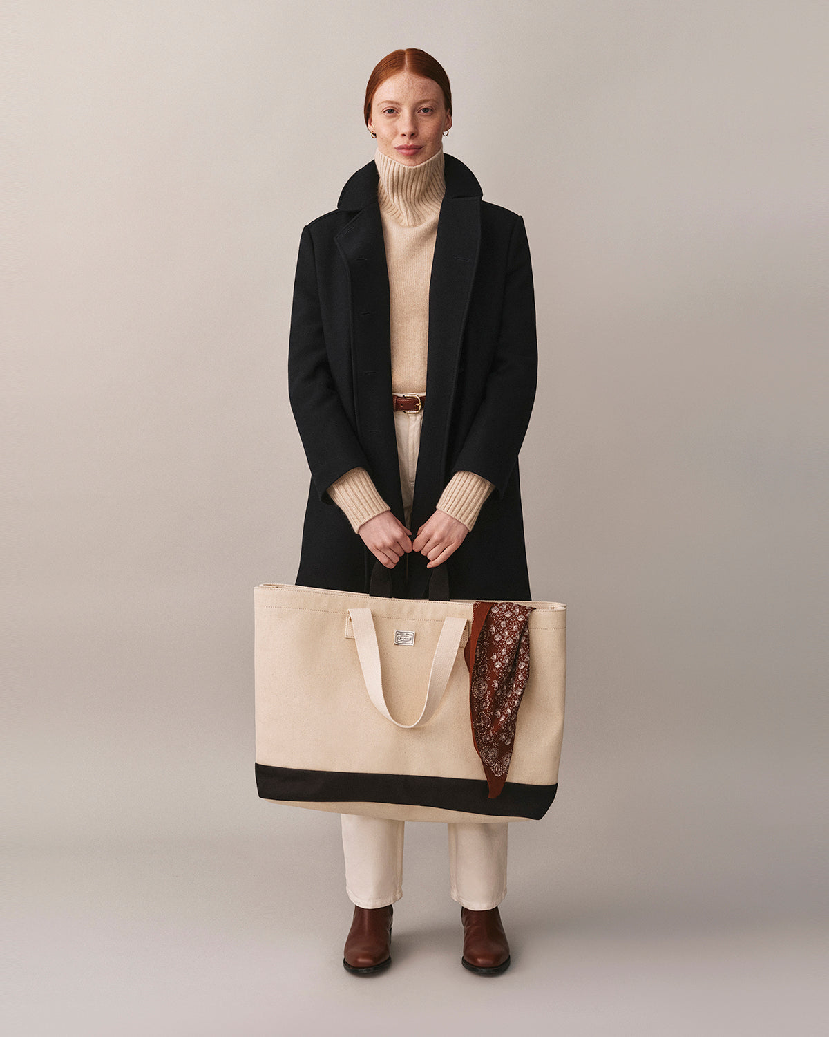 Women's Winter 2025 Look - Wool Pea Coat