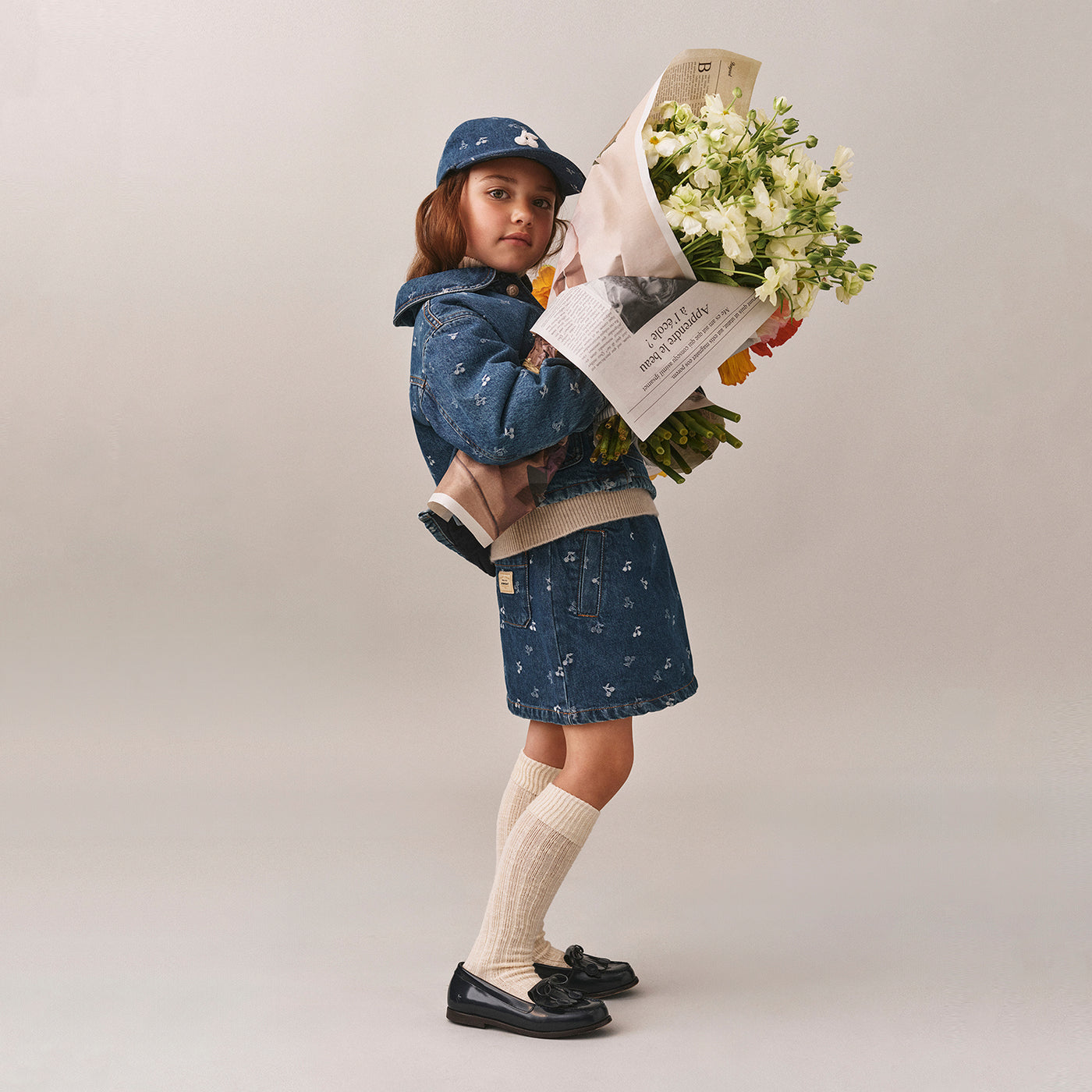 Girls' Winter Look 2025 - Denim Set