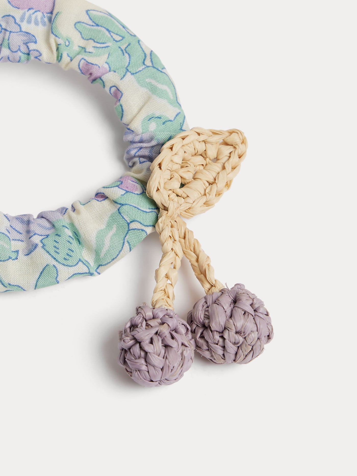 Elory scrunchie in Liberty fabric in organic cotton