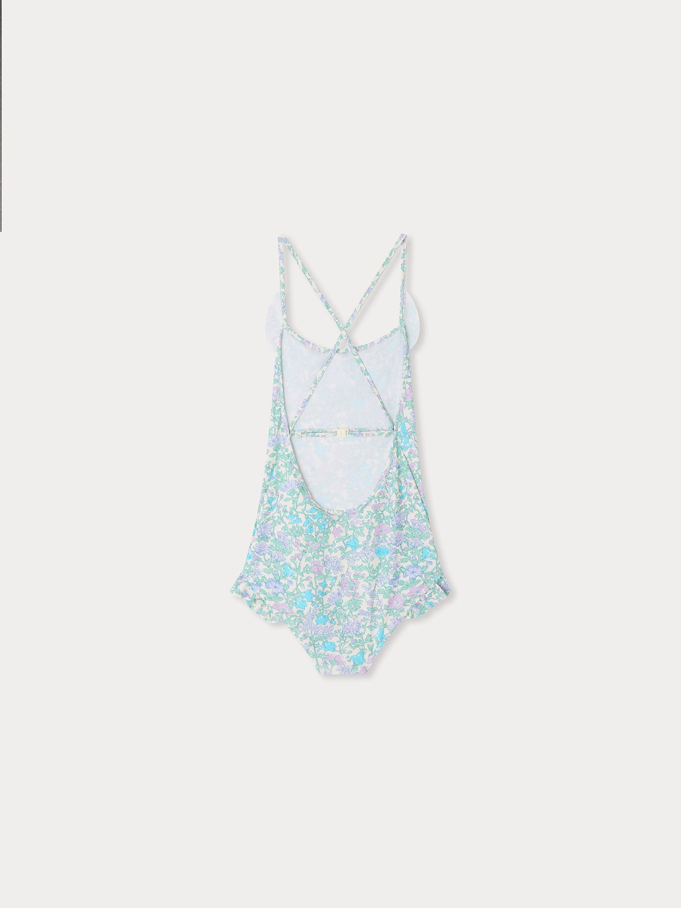Lacy one-piece swimsuit in Liberty fabric