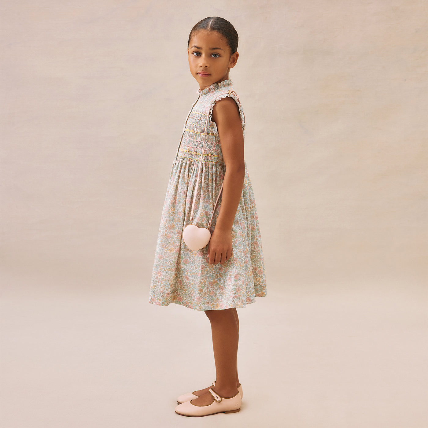 Ekko velvet bag with cherry motif