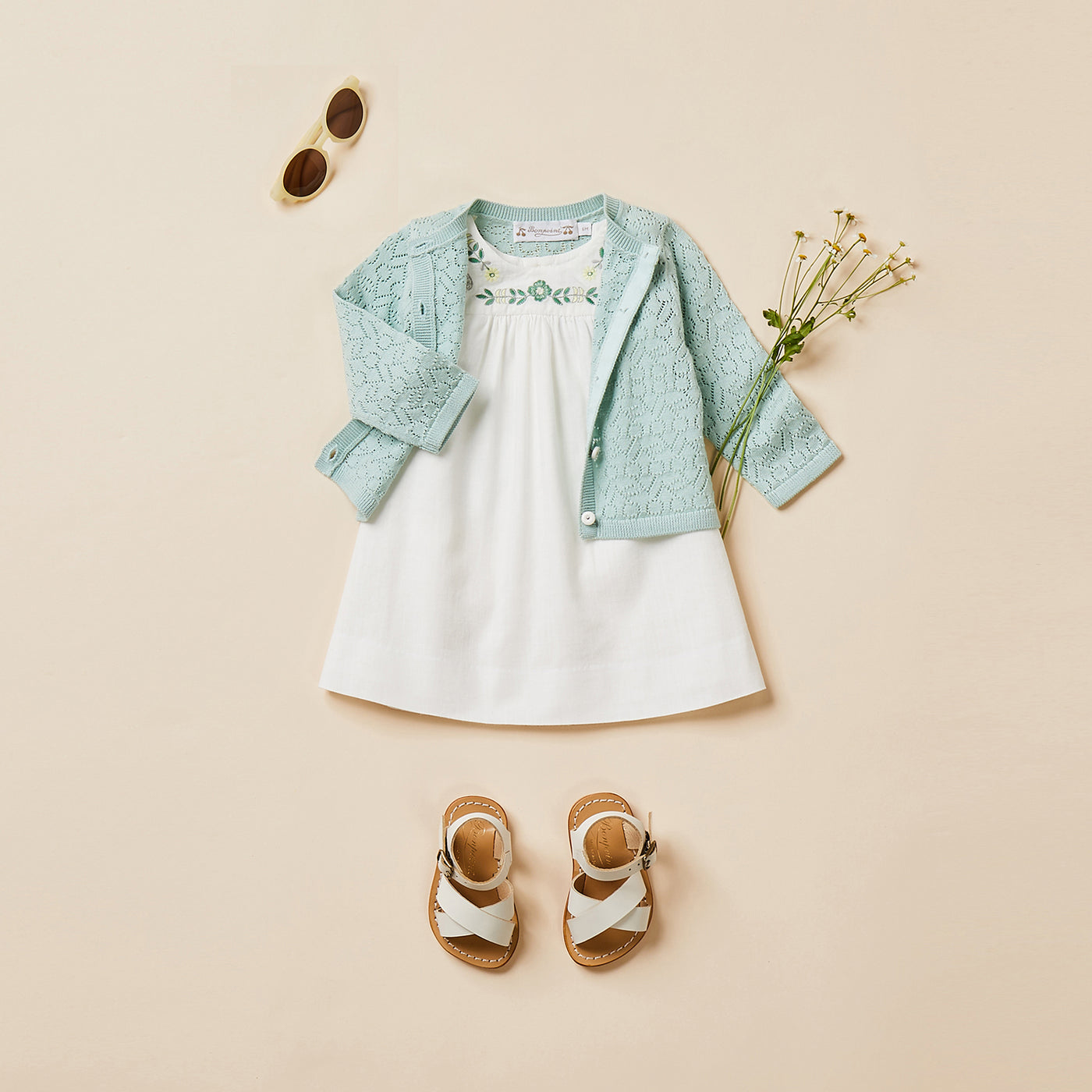 Baby girl's looks