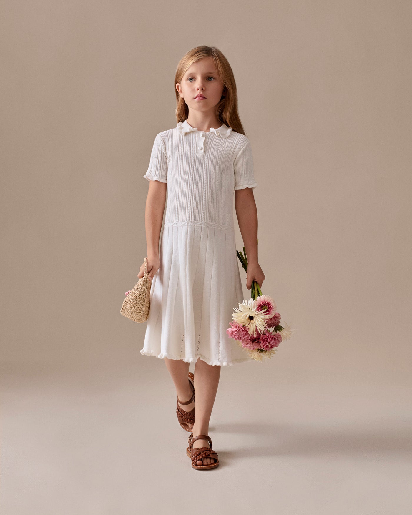 Girls' Summer 2026 Look - Lobelie Ruffled Dress