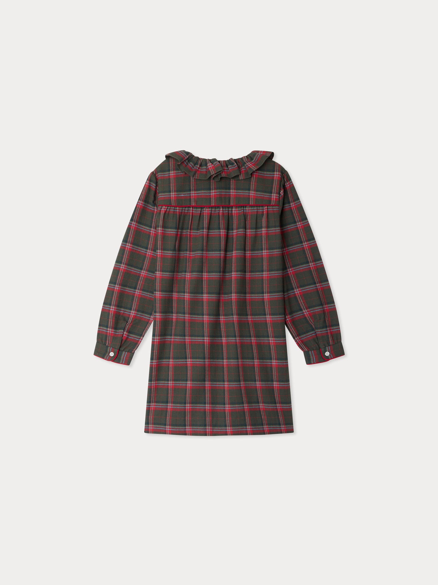 Jorraine organic cotton plaid nightgown