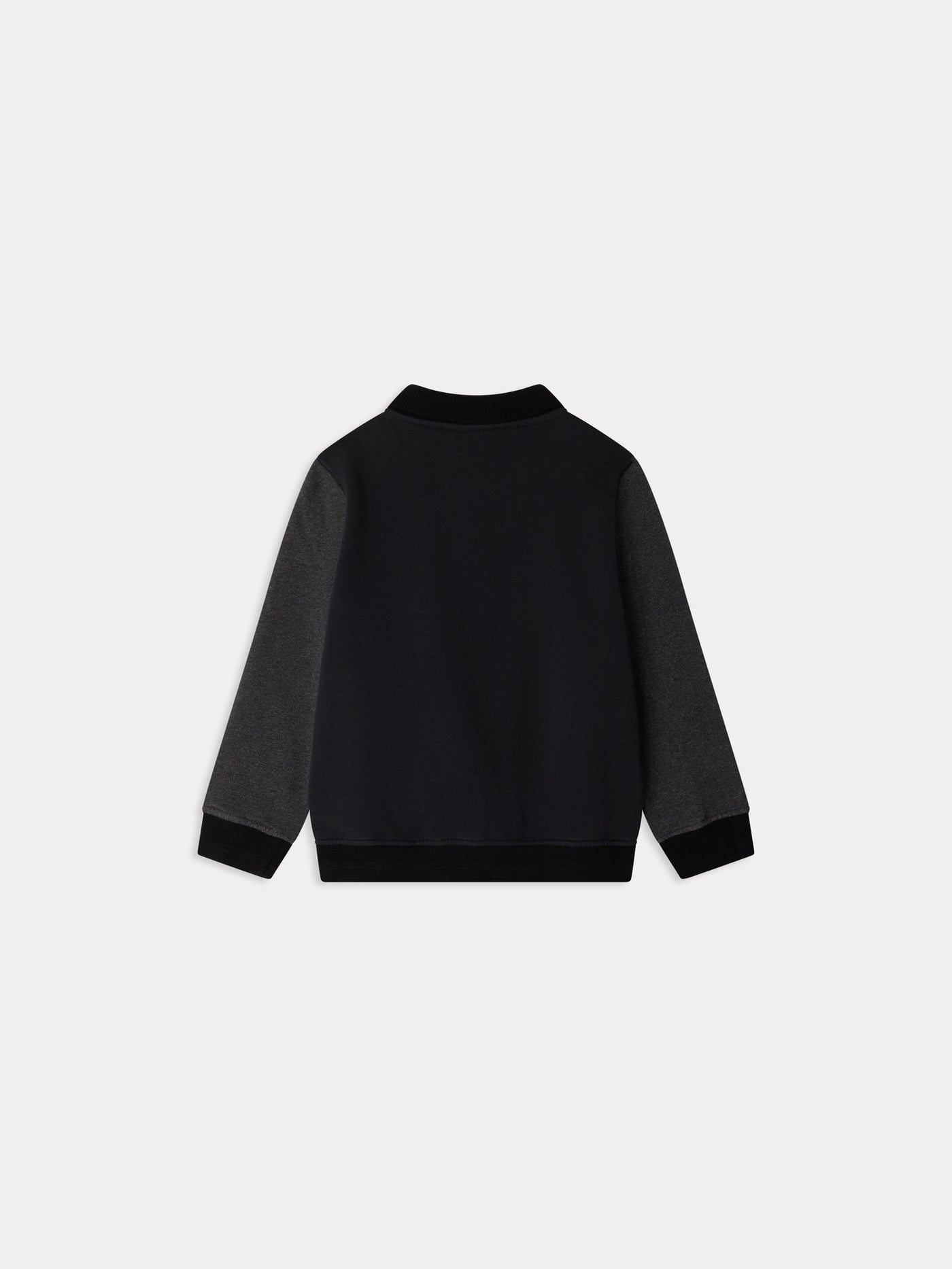 Jaber jacket with pockets and chest embroidery in organic cotton