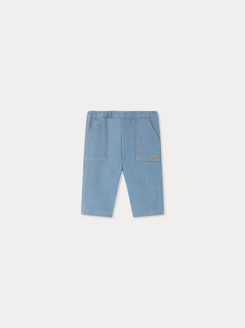 Thursday baby denim trousers in organic cotton