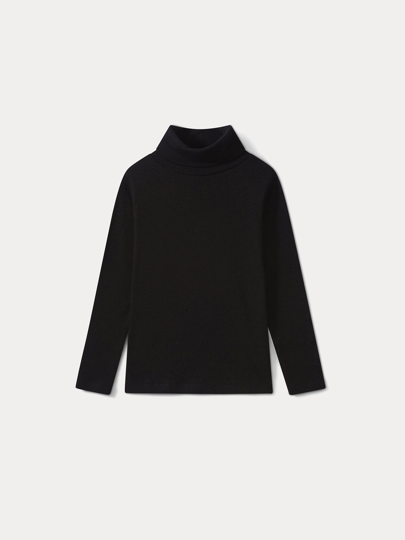 Thin turtleneck sweater black