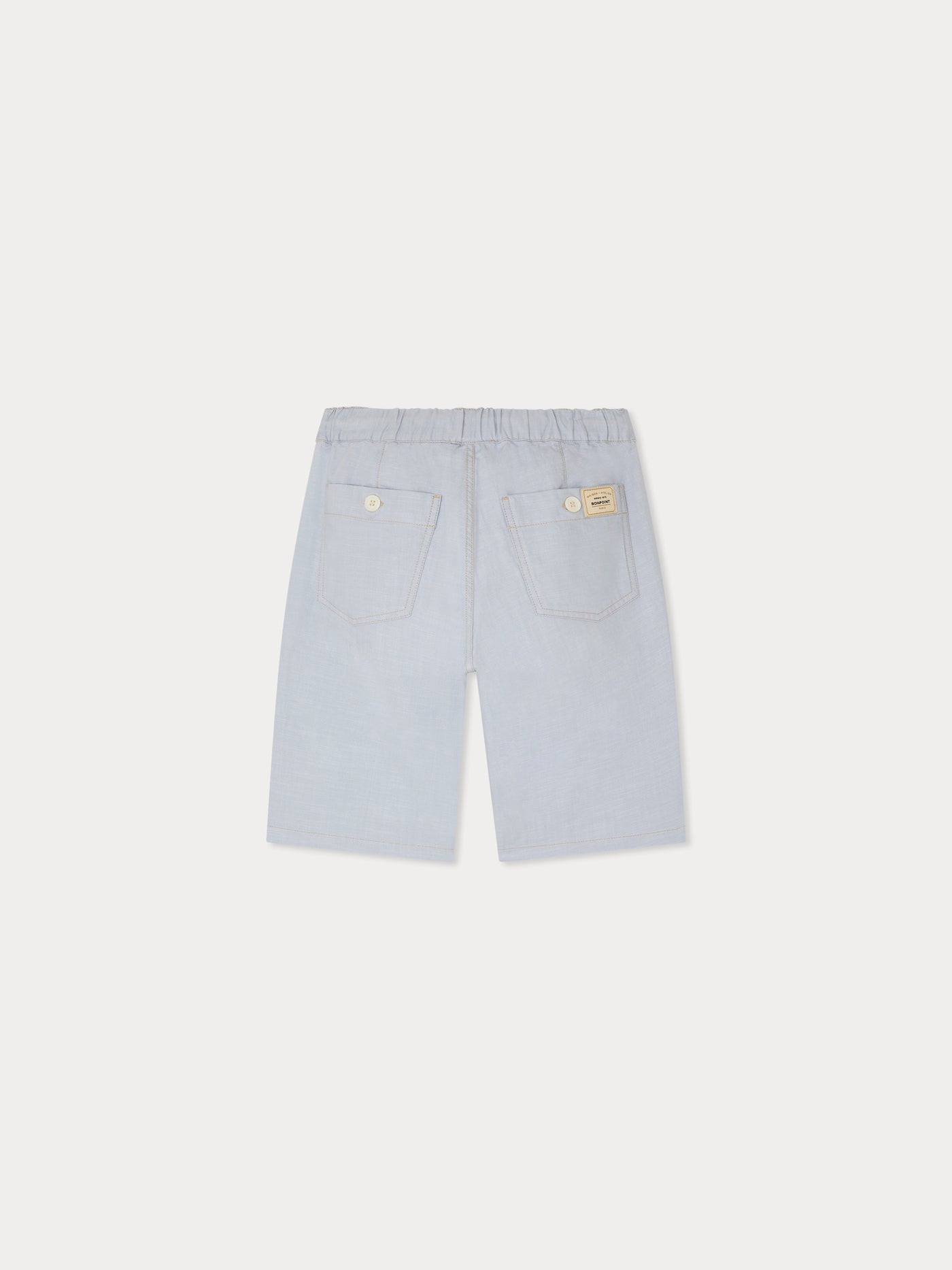 Elgar sky blue shorts in organic cotton