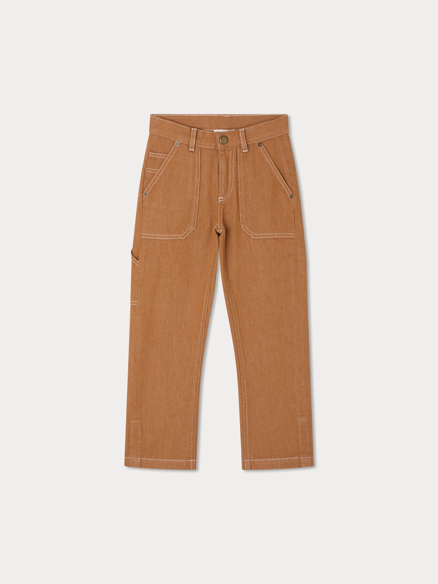 Gael wide denim pants in organic cotton