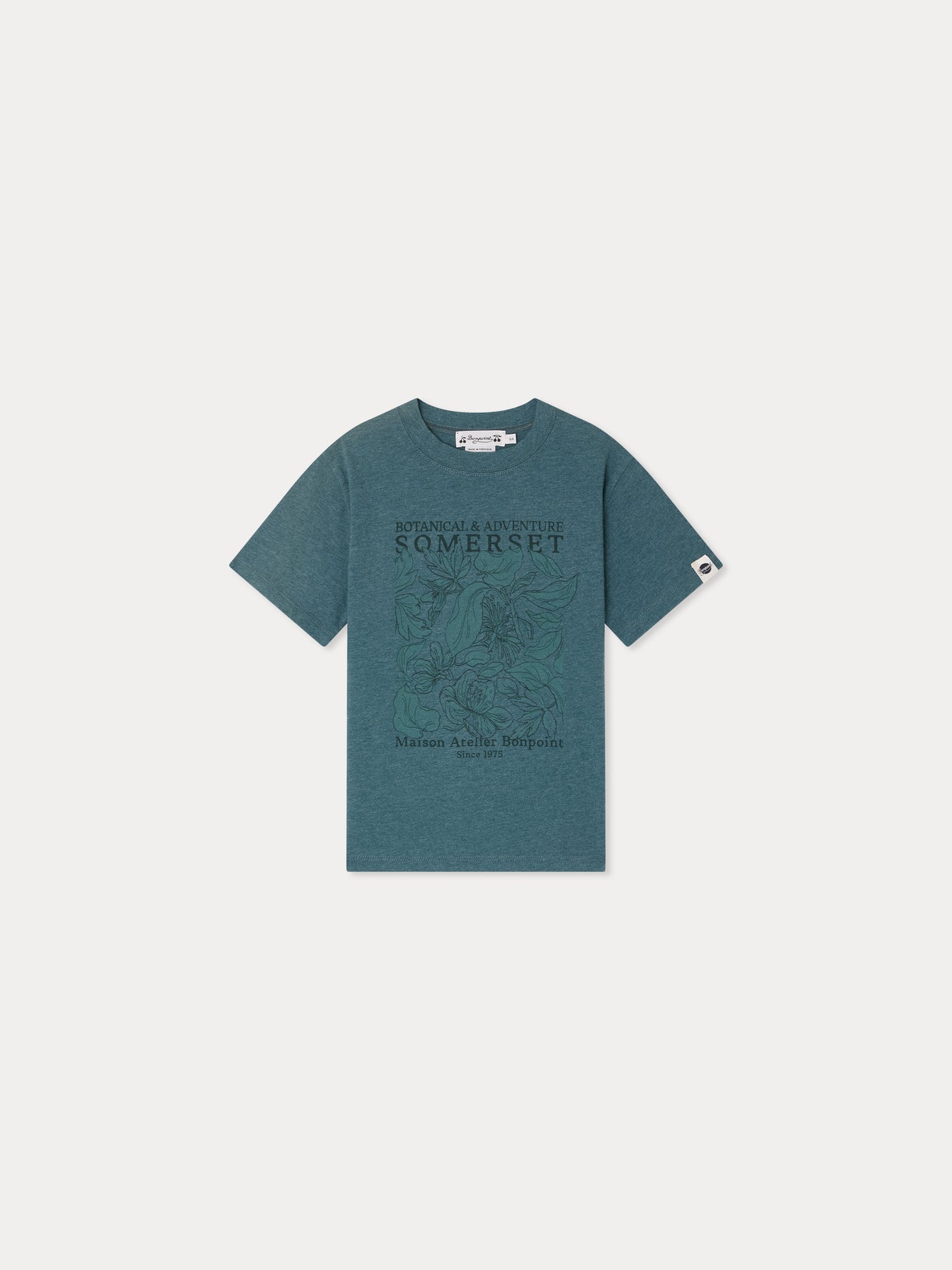 Thibald printed Somerset t-shirt in organic cotton