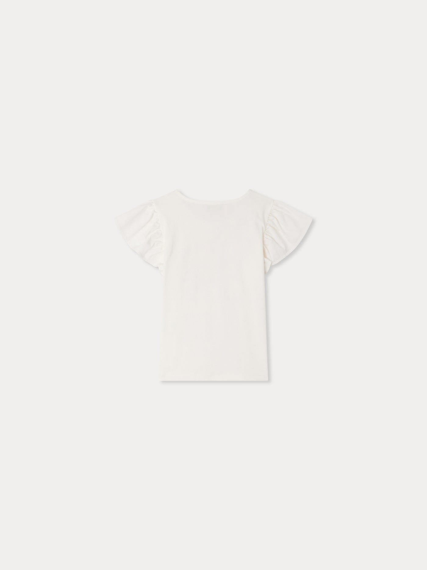 Emila cherry embroidered t-shirt in organic cotton