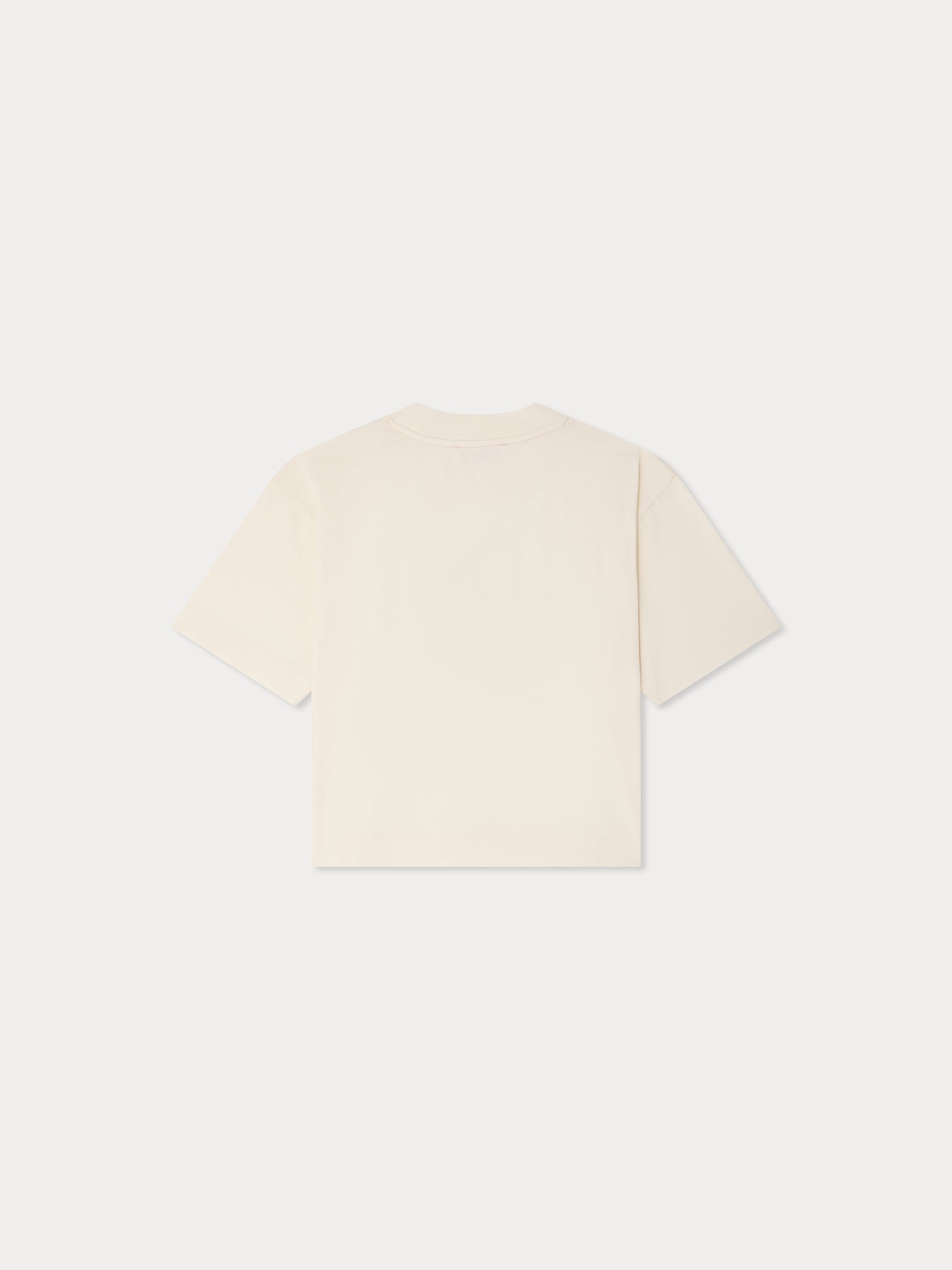 Lele T-shirt with cherry and flower print in organic cotton