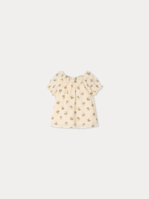 Lara blouse in organic dobby cotton voile