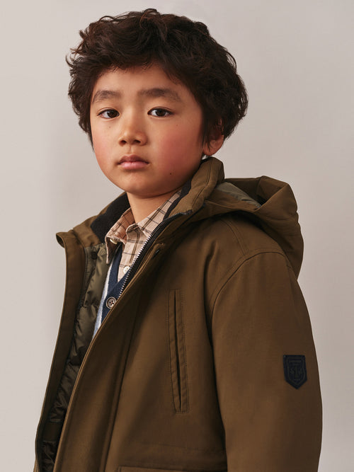 Jeremiah water-repellent and breathable parka with removable hood