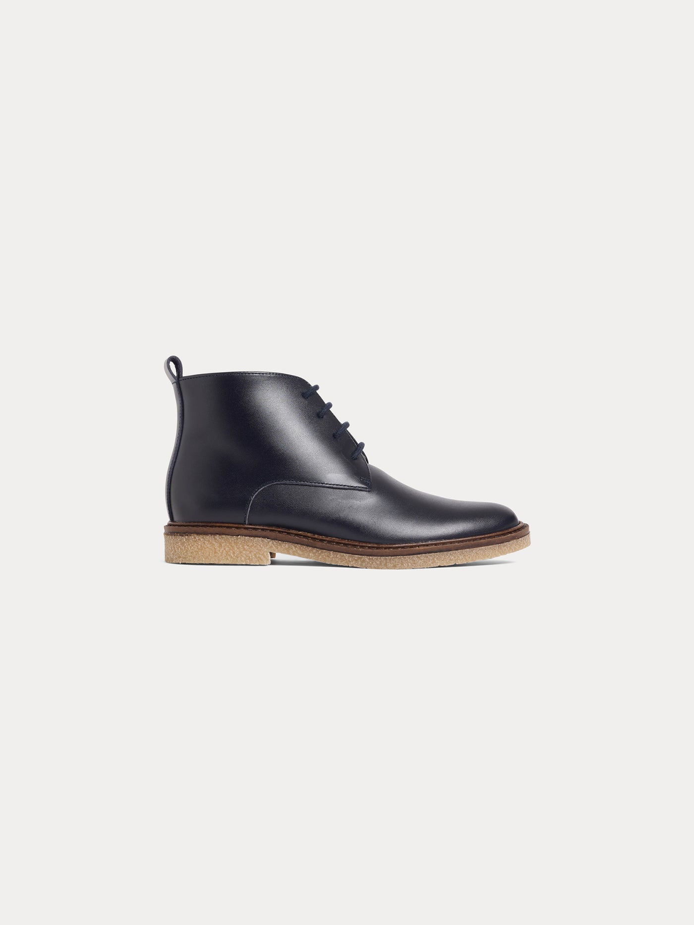 Dao high-top leather derbies