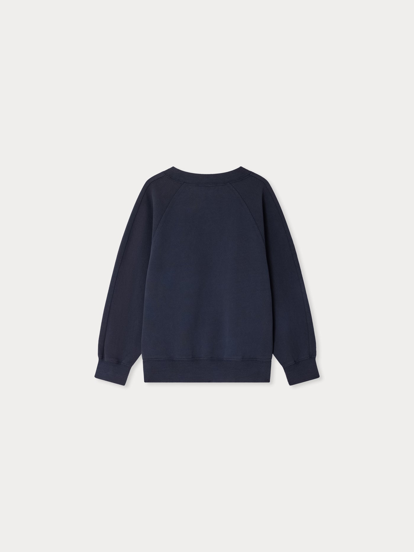 Eugenien sweatshirt with embroidery and Ciné Club patch in organic cotton