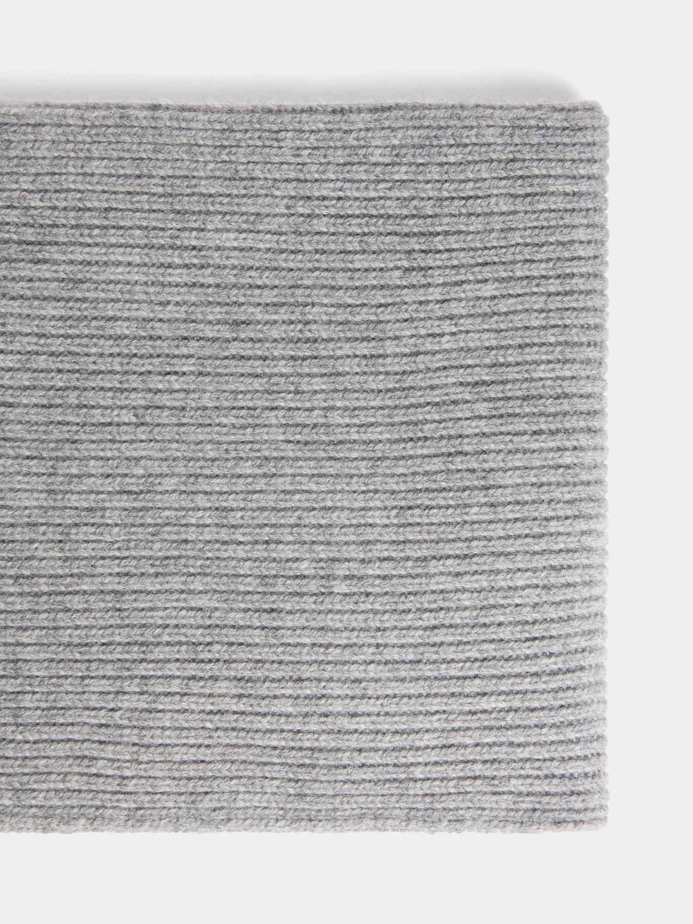 Tatodine double-layered gray cashmere snood