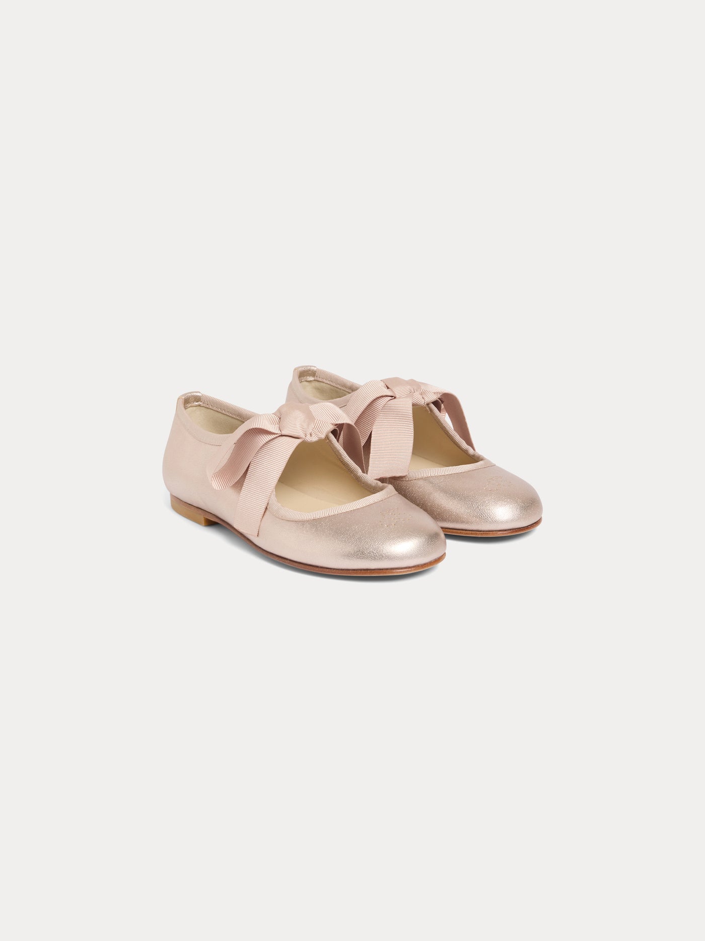 Jany ballerinas in rose gold leather