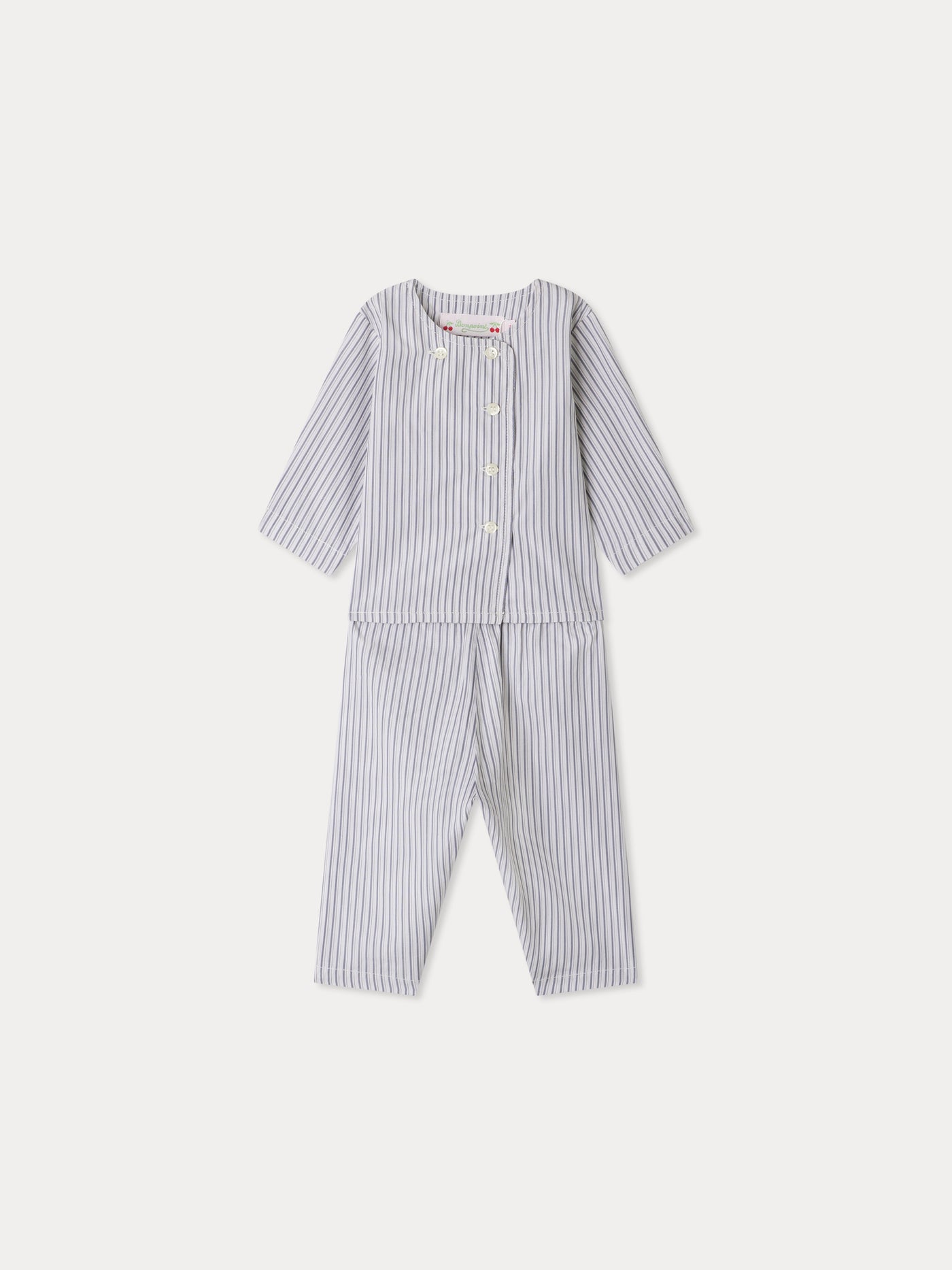 Julio striped cotton poplin set