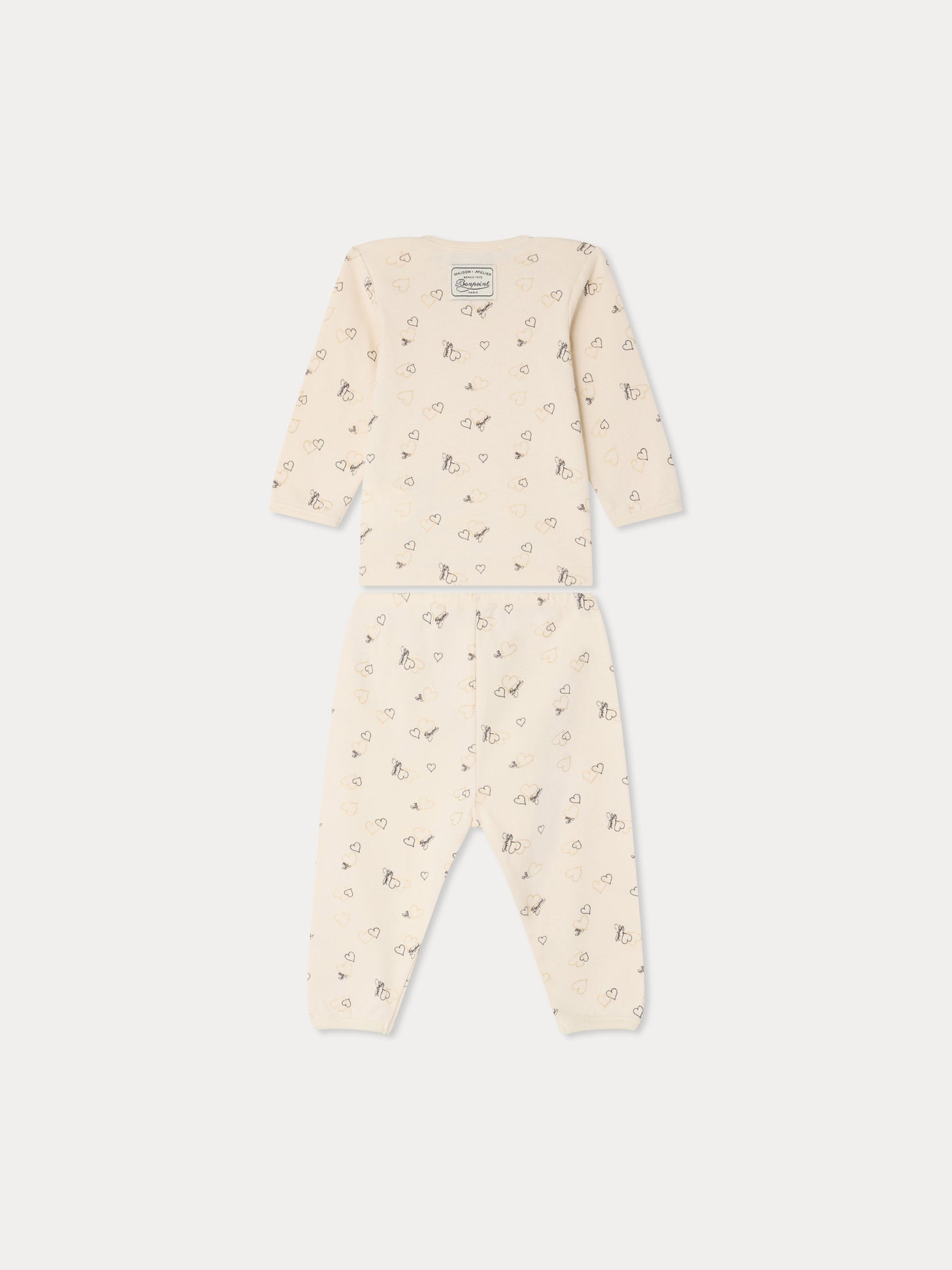 Bonpoint Timi anniversary print set in organic cotton