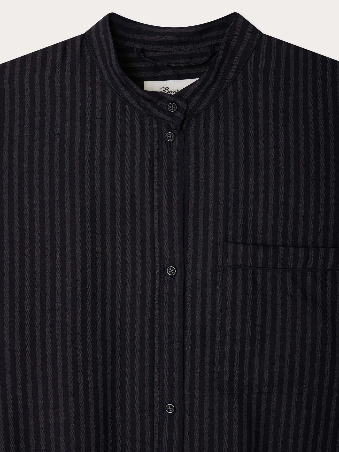 Black Striped Joueuse Dress