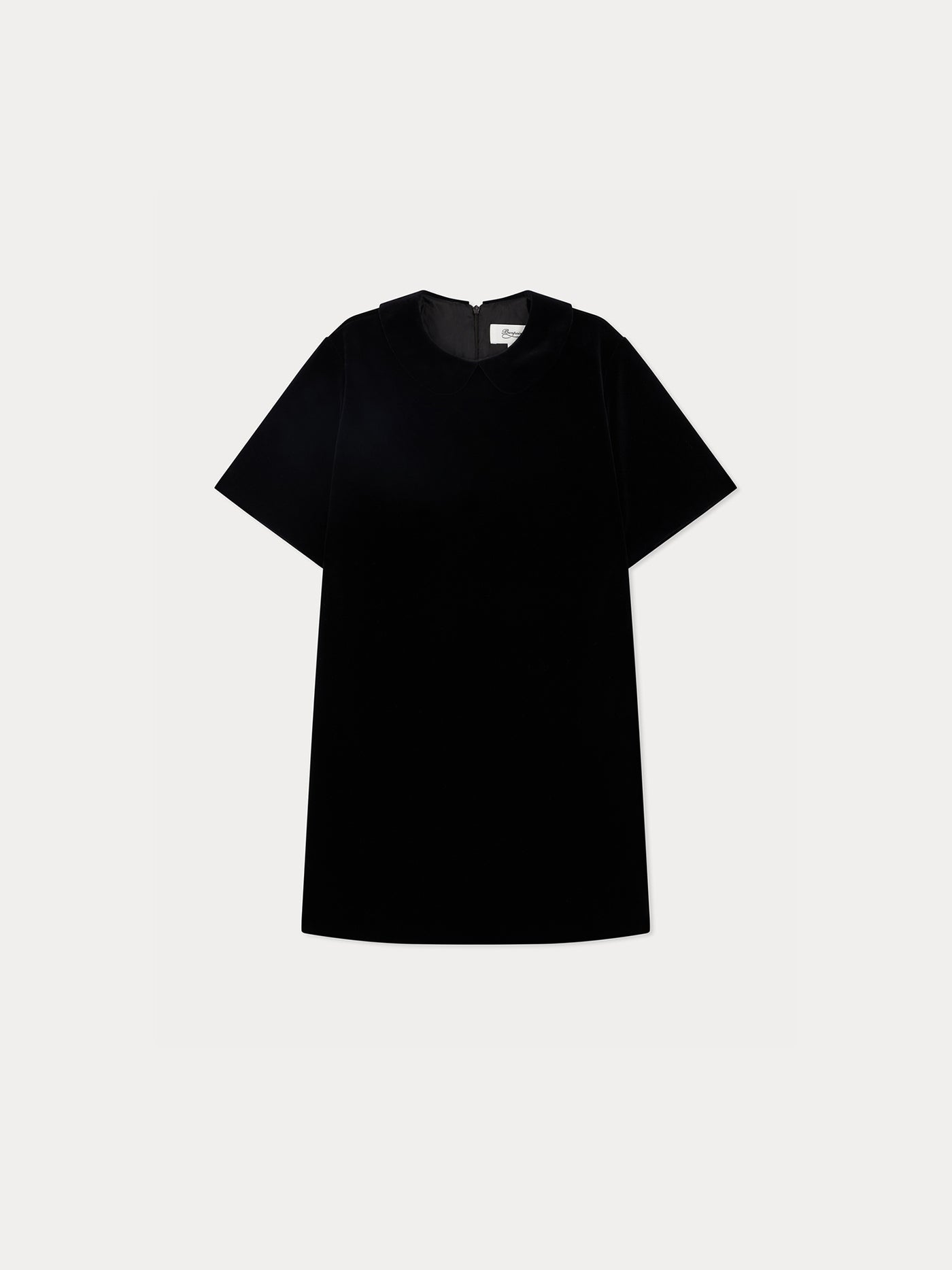 Jibel dress in organic cotton velvet