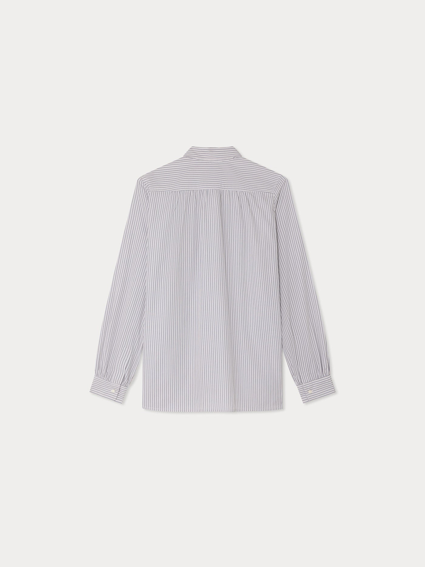 Jonceau striped poplin shirt