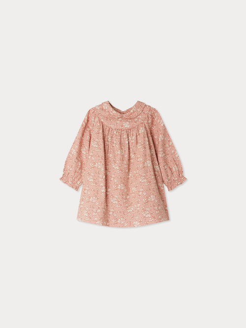 Jeni dress with floral print in organic cotton